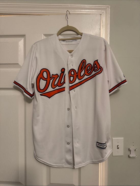 Majestic Other - Baltimore Orioles Chris Davis #19 White Button-Up Baseball Jersey